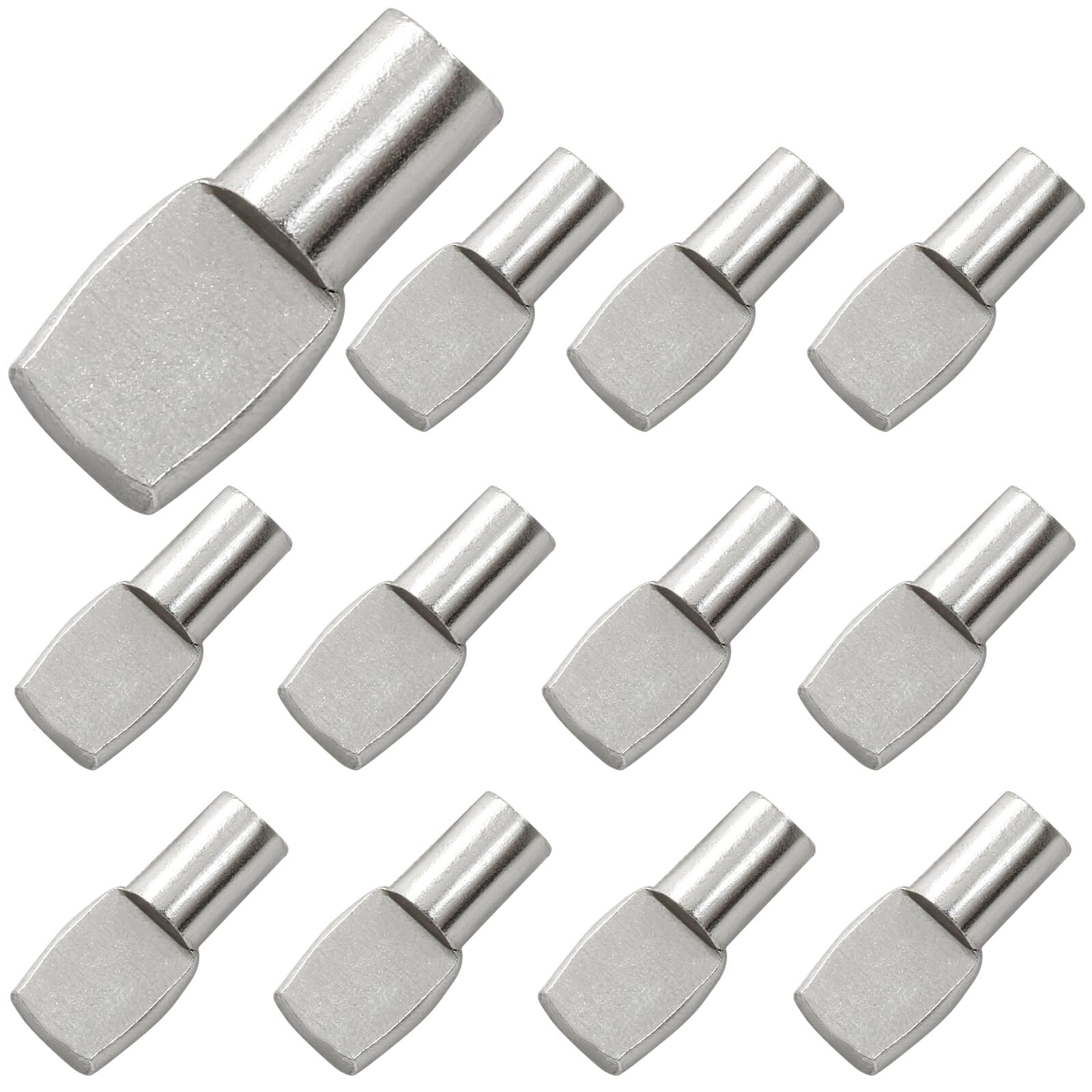 50PCS 6mm Nickel Shelf Pins for Cabinets with Storage Box-image