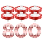 800PCS PTFE Membrane Syringe Filters 25mm Diameter 0.22um Pore Size Hydrophobic