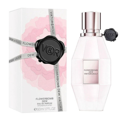 FLOWERBOMB DEW VIKTOR&ROLF-WOMEN-EDP-SPRAY-1.7 OZ-50 ML-AUTHENTIC-FRANCE