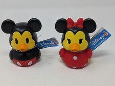 Disney Duckalooz Mickey  Minnie Rubber Ducks 2 Pack Set