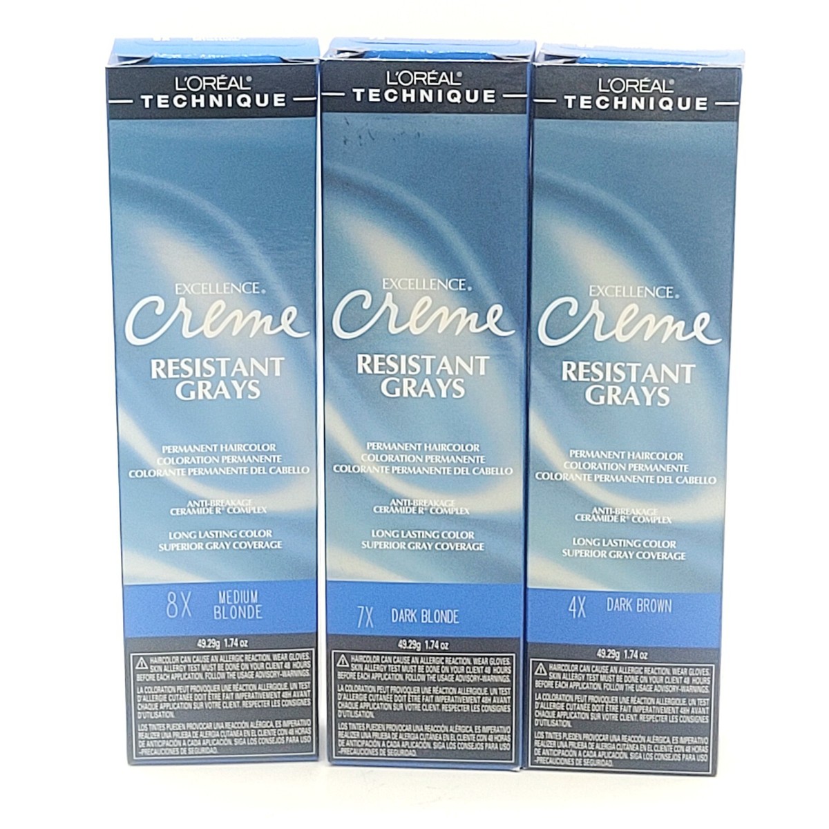 L'Oreal - Excellence Creme - Resistant Grays - 1.74oz / 49.29g
