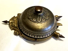 Antique Manufrance Mechanical Wound Gargoyle Alarm Service Counter Alarm Bell