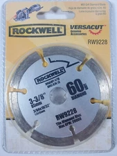 RW9228 Rockwell 3-3/8 inch Diamond Grit Blade for VersaCut Circular Saw