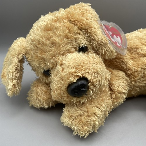 TY Clásico Peluche SKIPPY The Golden Retriever Perro Animal de Peluche Amarillo con ETIQUETA - Imagen 3 de 13