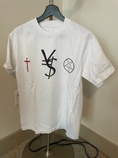 Used Vintage Rare Sales Black scale t-shirts white medium usd jpy symbol