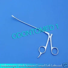 Arthroscopic Hook Scissors Curved Left Leftward For Arthroscopy,LP-0055