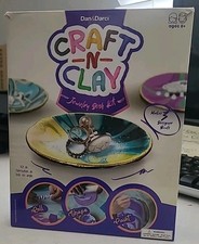 Craft 'n Clay Jewelry Dish Making Kit for Kids Ages 8-14 - DIY Fun Creativity