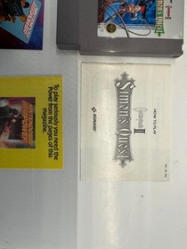 Castlevania II Simon's Quest NES Complete In Box CIB NEAR MINT! L@@K!