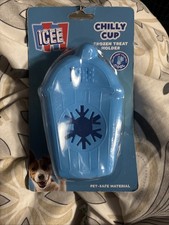 Icee Chilly Cup Frozen Treat Holder Dog Toy Non Toxic Pet Safe Material New
