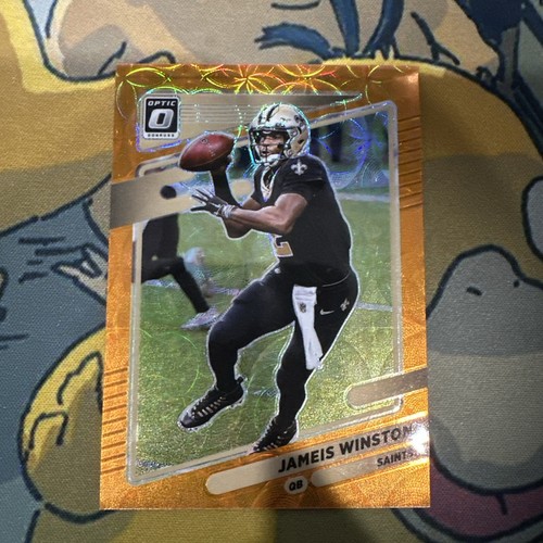 2021 Panini Donruss Optic - Jameis Winston #165 Orange Scope Prizm /79