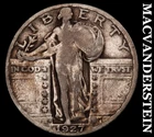 1927-S Standing Liberty Quarter- Silver Semi Key Better Date #i7443