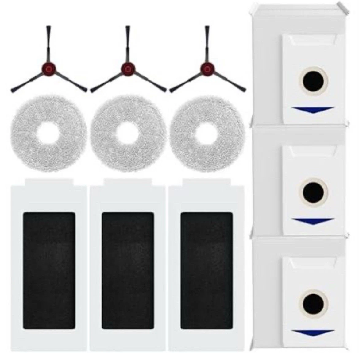 T30s Vacuum Accesories Kit Compatible with ECOVACS DEEBOT T30S Combo Robot Vac