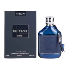Nitro Blue Pour Homme by Dumont Paris Eau de Parfum 100 ml / 3.4 fl oz For Men