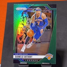 2024-25 Panini Prizm - Legends Carmelo Anthony #285 Green Prizm