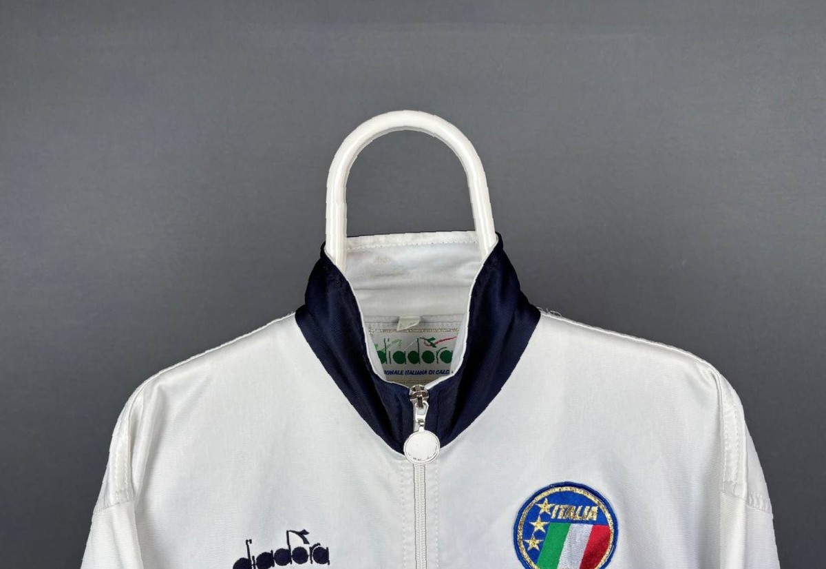 Diadora Vintage Track Jacket Italy Soccer Size 48 | eBay