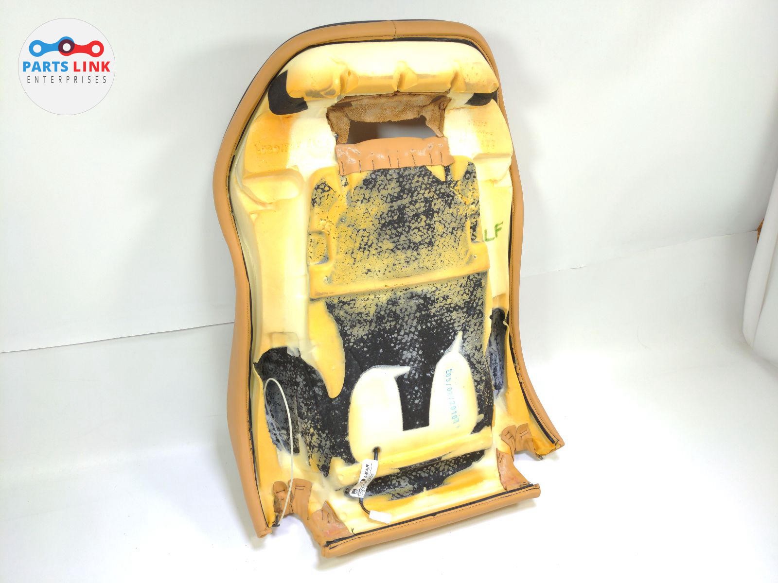2008-12 FERRARI CALIFORNIA FRONT LEFT SEAT COVER BACKREST CUSHION TAN BLUE F149