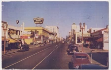 CALIFORNIA SANTA ANA MAIN STREET VIEW NORTH POSTED 1960 TO ETNA RAGLAND, DETROIT
