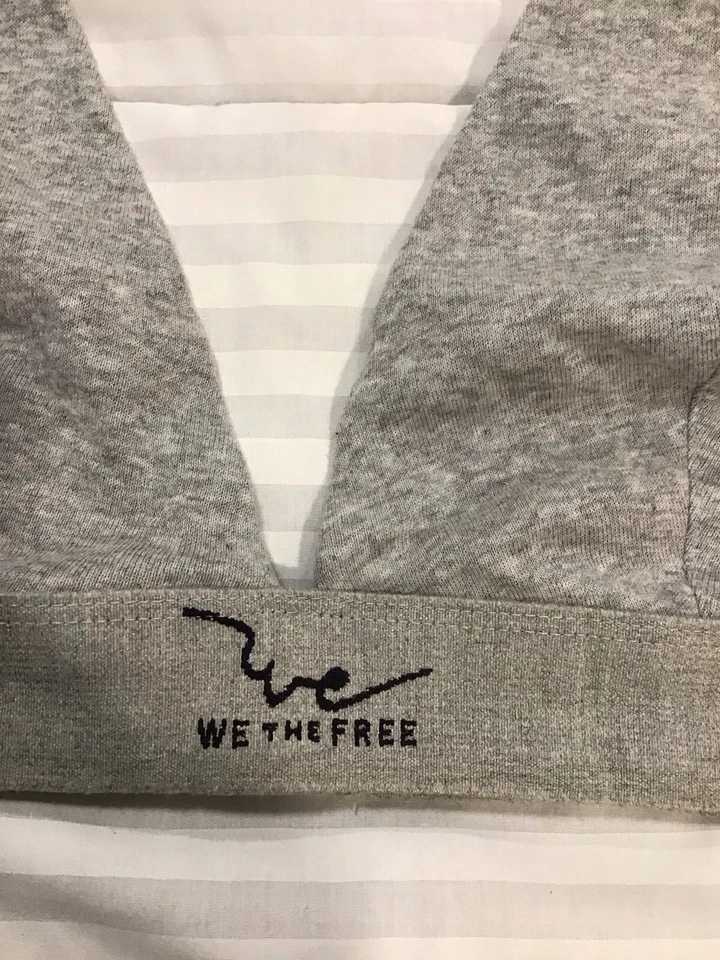 Sujetador We The Free People Intimately gris medio correas ajustables cierre de 2 broches ☼ Foto 3 de 4