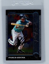 1999 BOWMAN CHROME PABLO OZUNA AUTO AUTOGRAPHED SIGNED