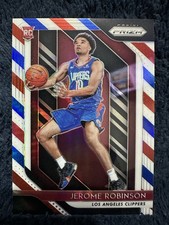 Panini 2018-19 Jerome Robinson #194 Red White & Blue Rookie Basketball Card. rookie card picture