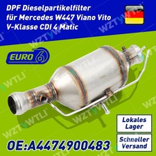 Dieselpartikelfilter für Mercedes Benz W447 Viano Vito V-Klasse CDI 4 Matic