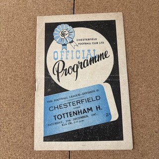 1947 Chesterfield V Tottenham Hotspur