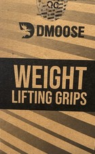DMoose Weight Lifting Grips - Gym Grip Straps with Rugged Anti-Slip