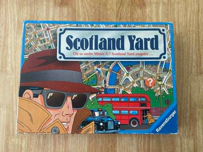 GESELLSCHAFTSSPIEL - SCOTLAND YARD - GUTER ZUSTAND - KOMPLETT
