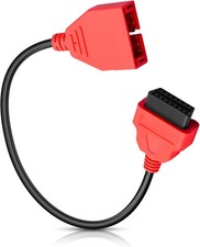 OBD2 to OBD1 Adapter Cable Fit for GM 12 Pins Male OBDI to OBDII 16 Pins Female
