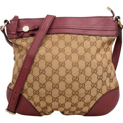 Gucci Monogram GG Canvas Princy Messenger Crossbody Bag Tasche