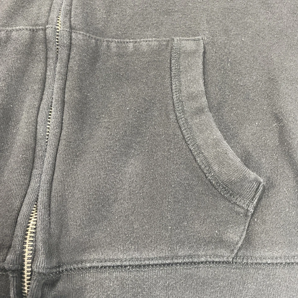 Толстовка с капюшоном Aeropostale черная на молнии размер средний - Изображение 4 из 4