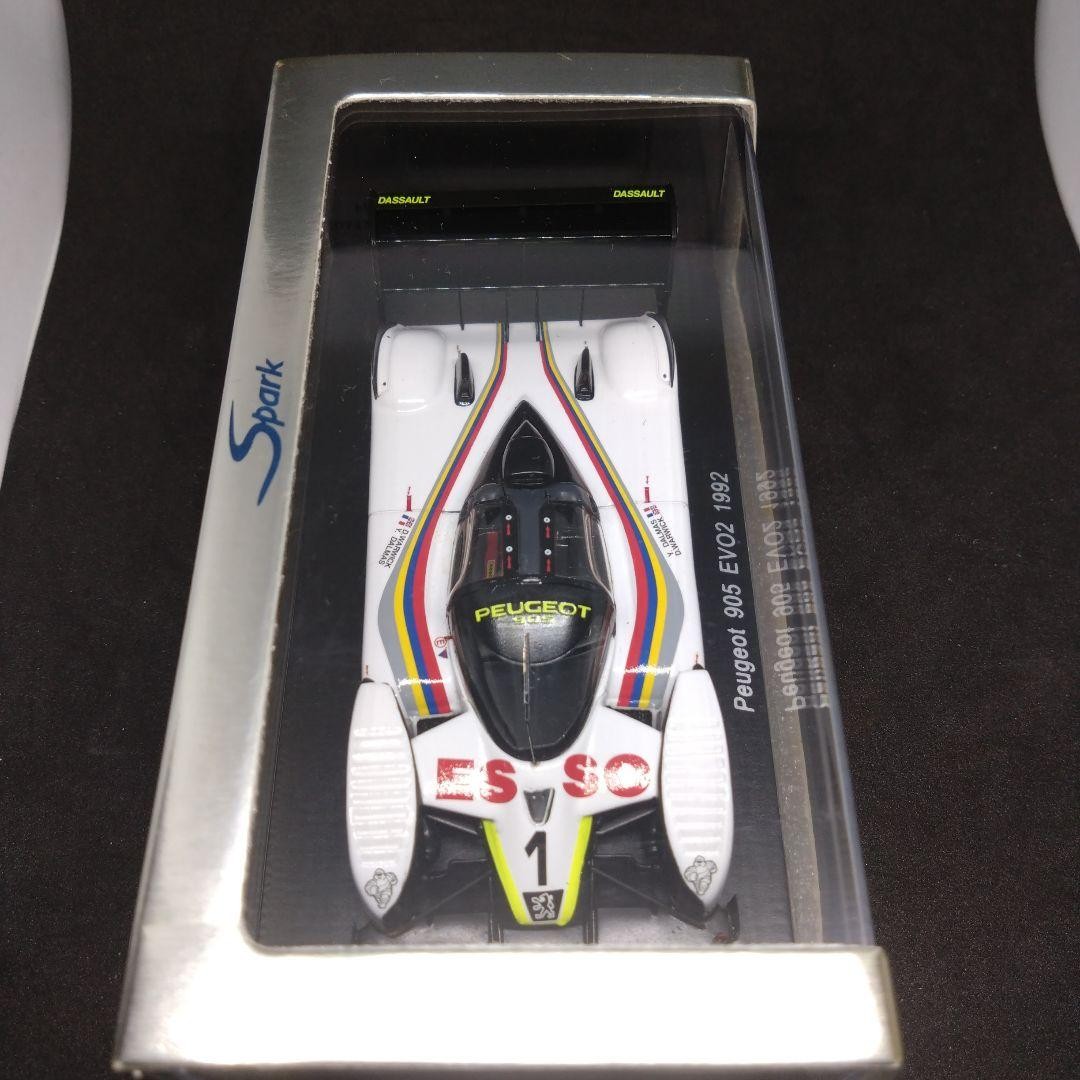 Spark 1/43 Peugeot 905 Evo 2 #1 SWC Magny-Cours 1992 Practice
