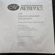 Creative Memories 2003 12x12 Consultant Demo Album Pages Set NEW RCM-12DP