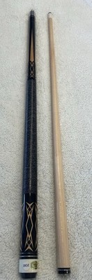 Pool Cue Stick Two Piece Billiards Decorated 20 Oz