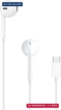 Apple EarPods Headphones with USB-C Plug, Wired Ear Buds with Built-in Remote to