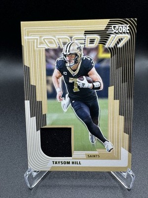 2025 Score Zoned In Taysom Hill #ZON-THL Jersey New Orleans Saints