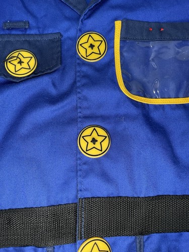 Melissa & Doug Kids Police Officer Jacket Costume Halloween Ages 3-6 Years Old - Picture 5 of 17