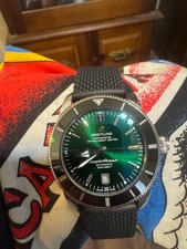 Breitling 46mm Superocean Green Dial Full Kit...