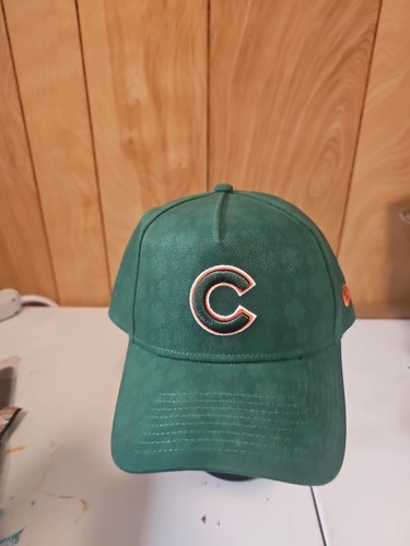 New Era Chicago Cubs 9forty Green St.Patricks Day Shamrock Snapback Hat Cap - Picture 2 of 11