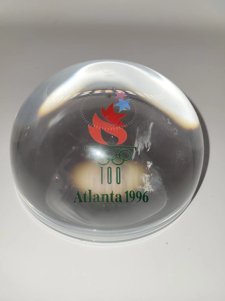 复古玻璃镇纸亚特兰大 1996 年奥运会 — 第 2/4 张图片
