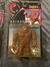 1993 Batman The Animated Series CLAYFACE Figure w Launching Spiked Ball KENNER