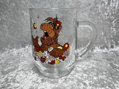ALF Glasbecher 1988 Alien Productions Frankreich TV-Serie Kult Vintage 80er Top