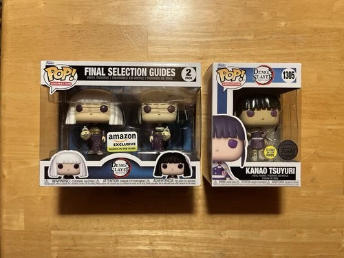 Demon Slayer Funko Lot Of 2 Kanao Tsuyuri 1305 GITD And Final Selection Guides