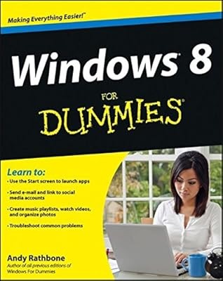 Windows 8 For Dummies, Rathbone, Andy, Used; Good Book