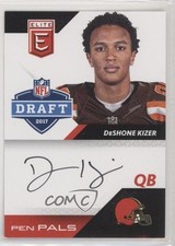 2017 Donruss Elite Pen Pals Deshone Kizer #PP-DK Auto 3c2