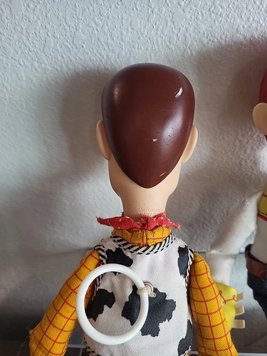 Toy Story Woody w/ Spurs, Jesse No Hat Pull-string Dolls Parts Only Not Working - Picture 11 of 23