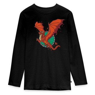 Dungeons & Dragons DND Roter Drache Teenager Langarmshirt