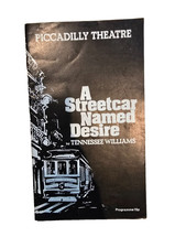 Theatre Programme A Streetcar Named Desire  Clare Bloom Martin Shaw Joss Ackland