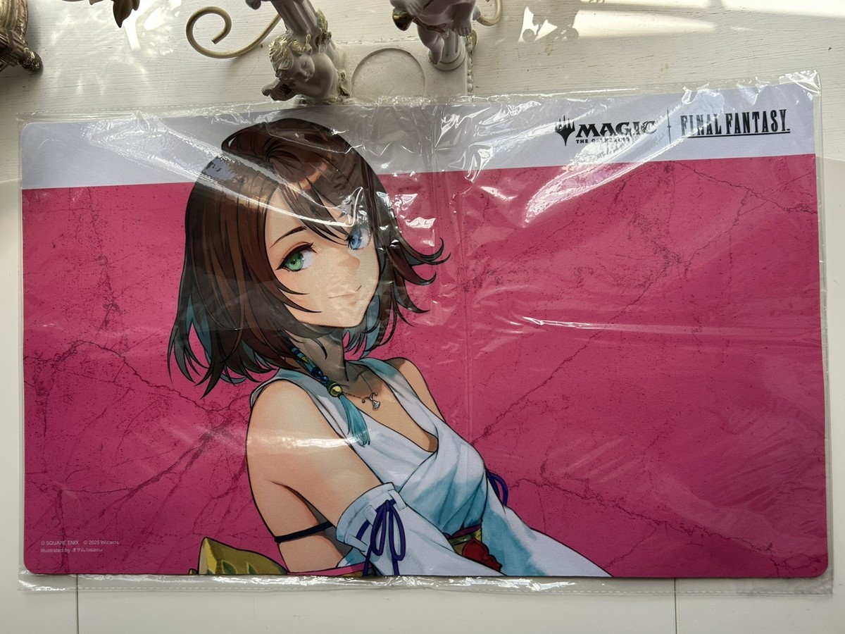 MAGIC: THE GATHERING プレイマット　FF ユウナ Playmat Yuna & Tidus TCG Mtg X FF / 24
