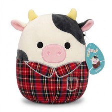Connor Cow Squishmallow Plush 8" 2024 Cute Soft Stuffed Toy Brand New With Tags